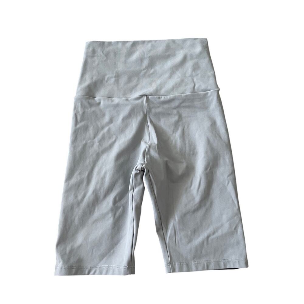 Port de Bra  Black and Gray High-Waisted Bike Shorts - Picture 5 of 6